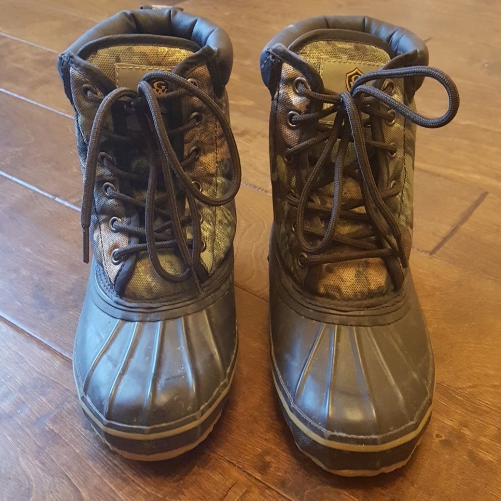 Game Winner Camo Thermolite boys boots